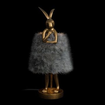Настольная лампа 1*Е14 10315/A Grey fluff серый Lapine LOFT IT