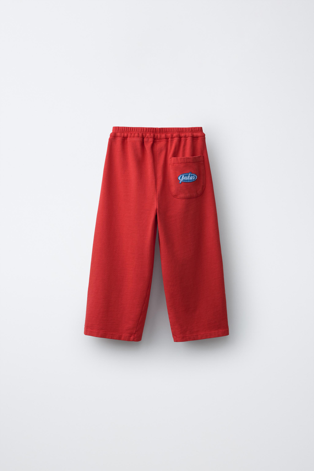 ZARA X PUKAS БРЮКИ WIDE LEG PUKAS SURF, КРАСНЫЙ