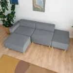 РАЙСКИЙ УГОЛОК Диван угловой серый
