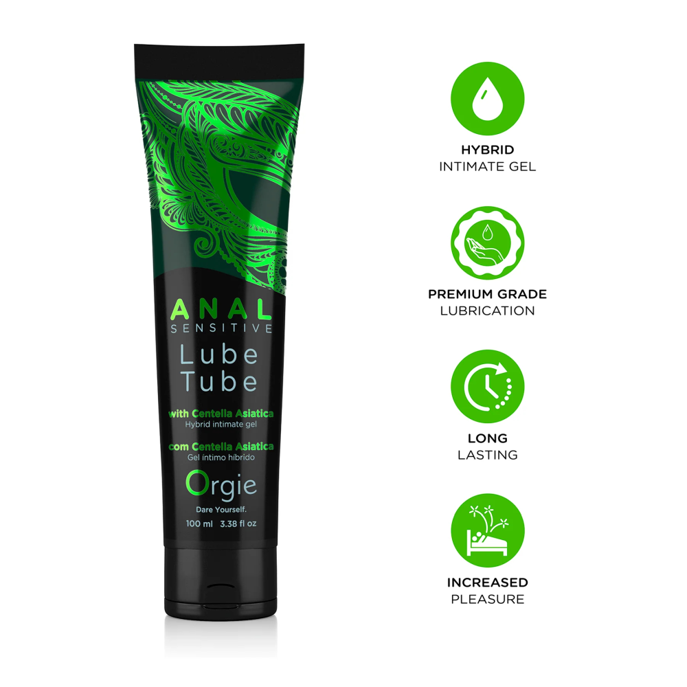 Анальная смазка с экстрактом азиатской центеллы "LUBE TUBE ANAL SENSITIVE", Orgie (100 мл)
