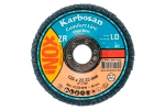 Круг лепестковый КЛТ 125х22 Р40 Karbosan Comfort Line ZR LD Flap Прямой INOX