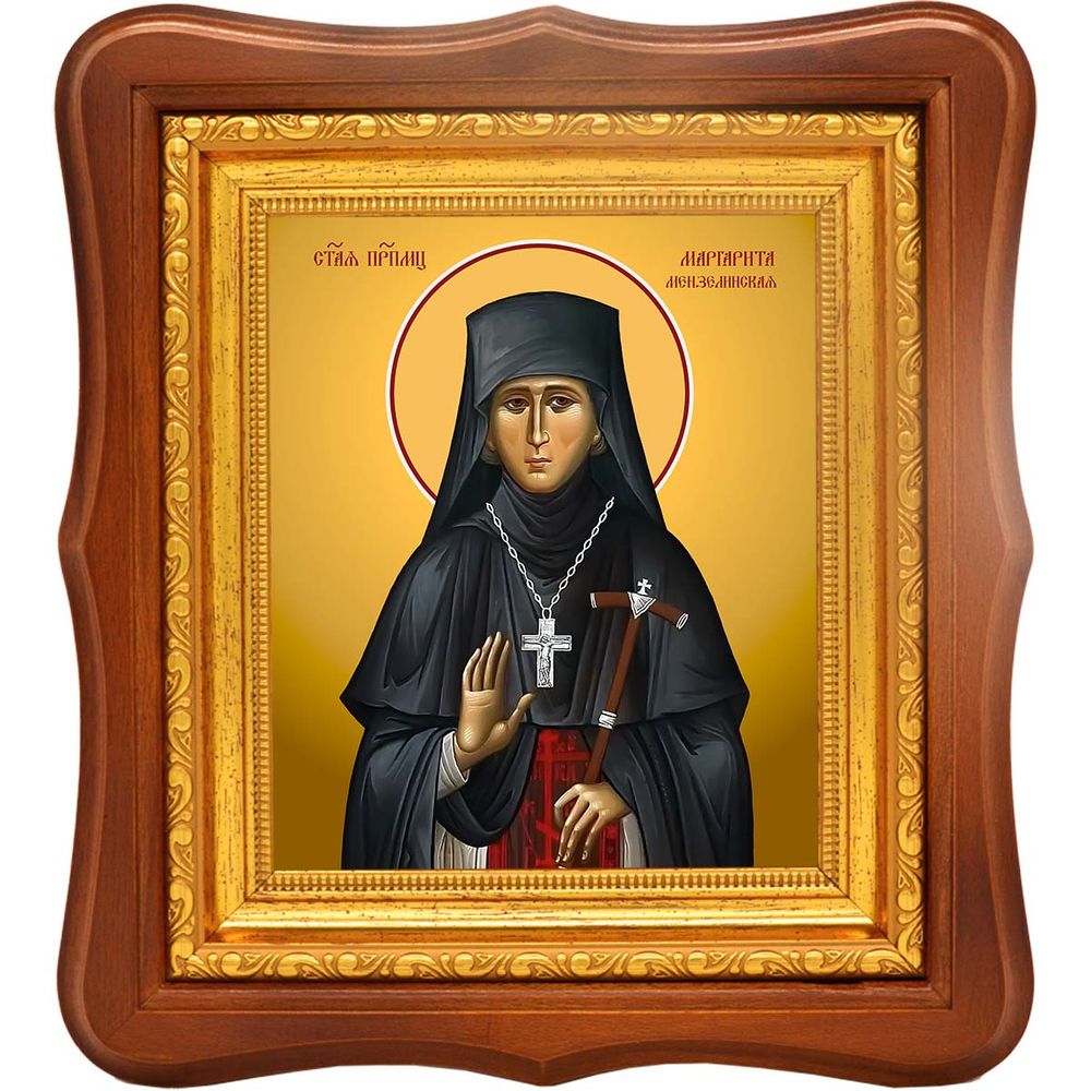 Маргарита (Гунаропуло) Мензелинская преподобномученица. Икона на холсте.