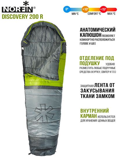 Спальник NORFIN Discovery 200