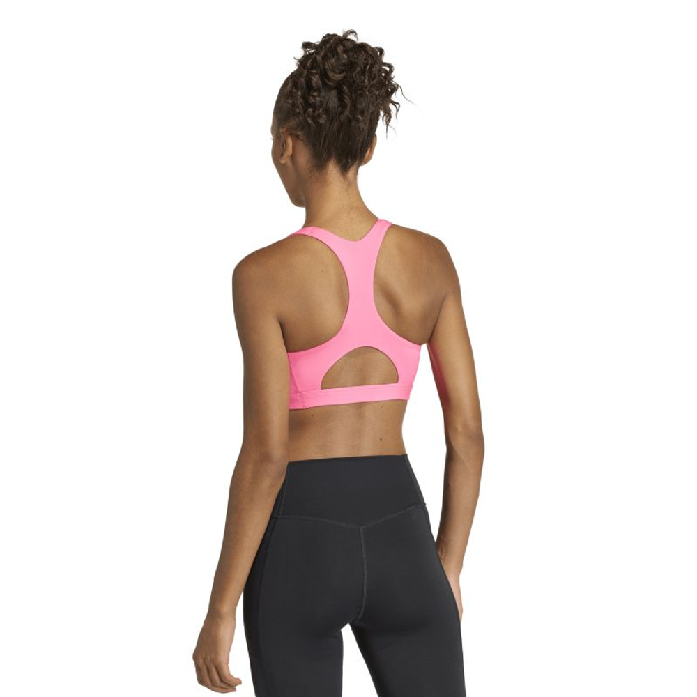 ТОП теннисный Adidas Optime Essentials Medium Support - lucid pink