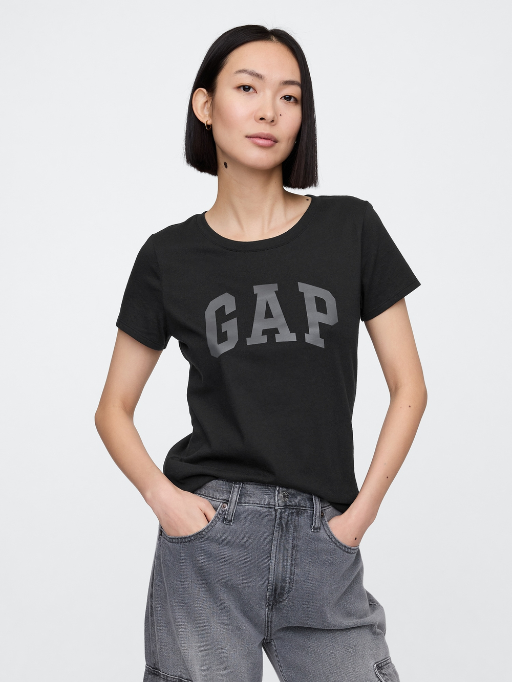 Комплект из двух предметов: футболка с коротким рукавом и логотипом Gap. - GAP