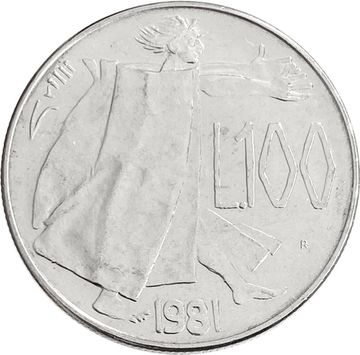 100 лир 1981 Сан-Марино. Мир