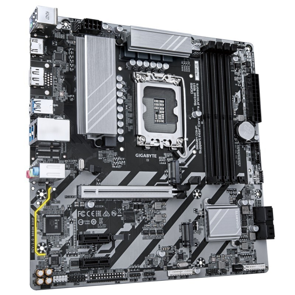 Материнская плата GIGABYTE B860M D3HP, LGA1851, DDR5, mATX