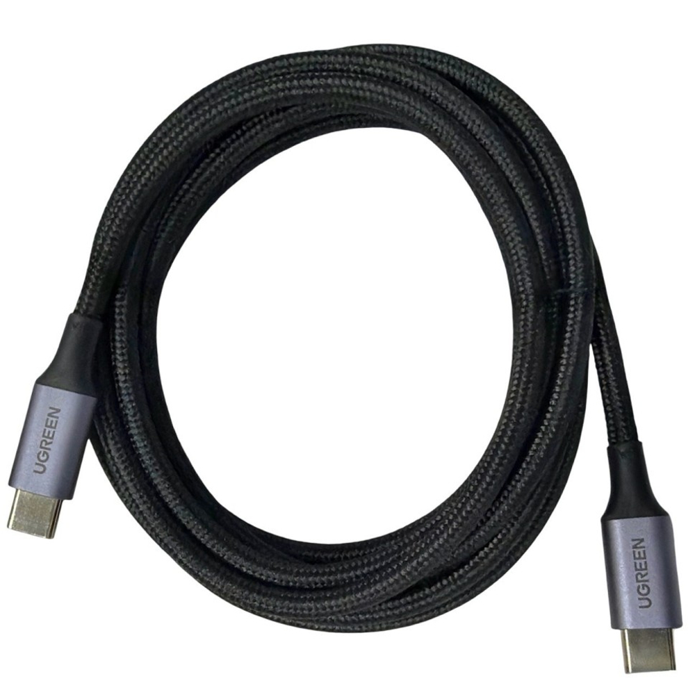 Usb Кабель-зарядка Type-C на Type-C Ugreen US316 5A 100W 3м серо-черный
