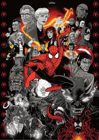 Постер «Ultimate Spider-Man Tribute» двусторонний