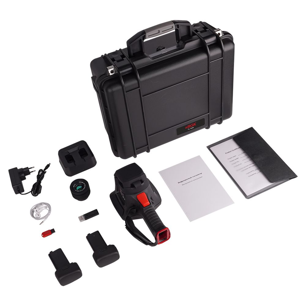 Тепловизор RGK TL-640 в комплекте с телеобъективом 12°, RGK