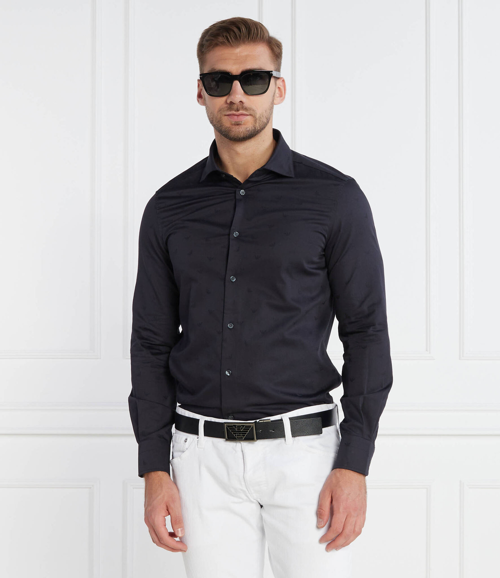 Рубашка Emporio Armani - черный(6R1C86 1NVYZ)