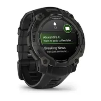 Смарт часы Instinct® 3 – 45 мм, AMOLED, черный корпус с черным ремешком