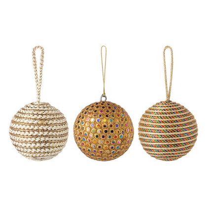 Набор елочных украшений 3шт Tkano Disco balls New Year Essential
