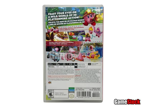 Kirby and the Forgotten Land (Nintendo Switch, Б/У, Английская версия)