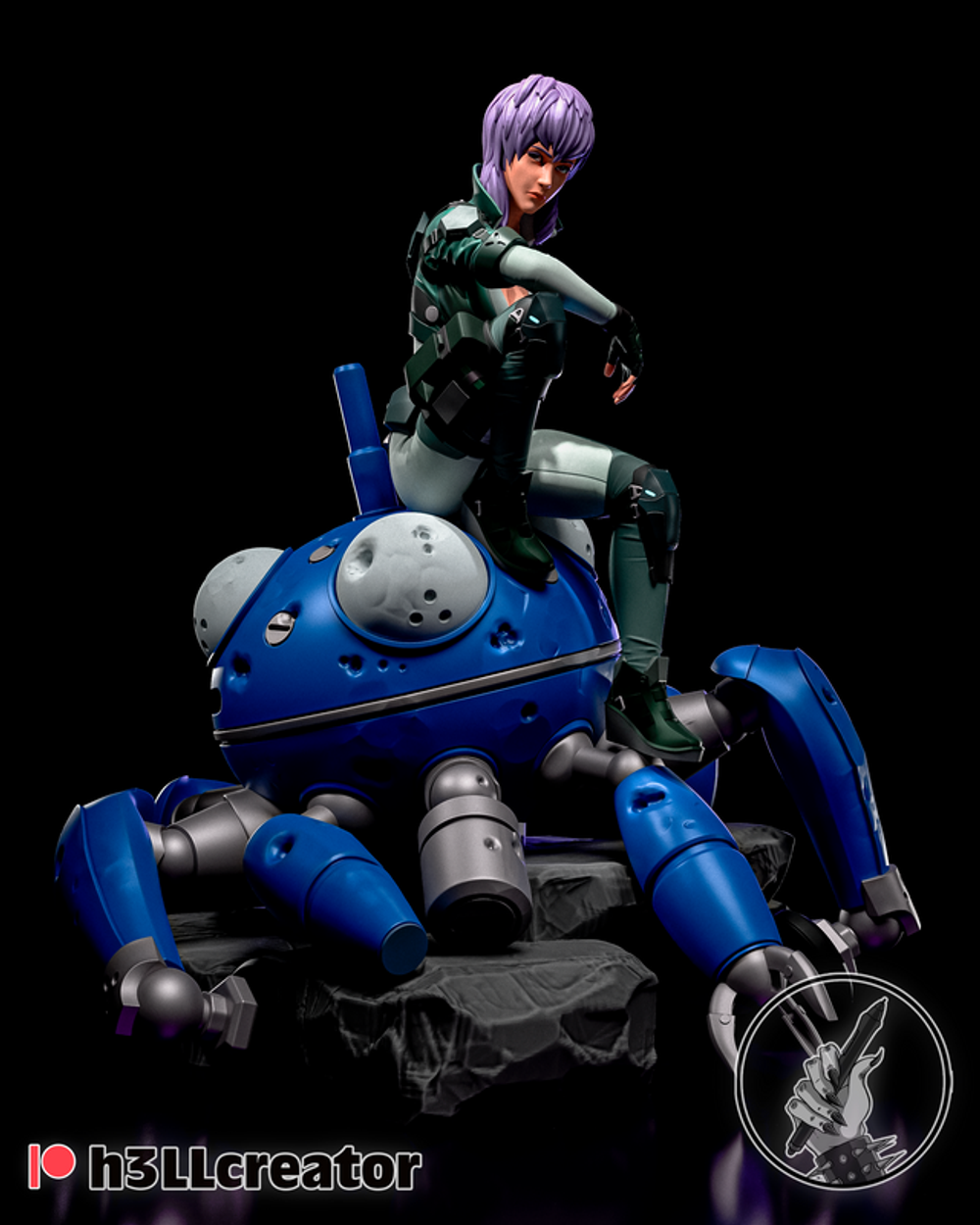 Мотоко Кусанаги Призрак в доспехах Motoko Kusanagi Ghost in the Shell Коллекционная Фигурка Аниме