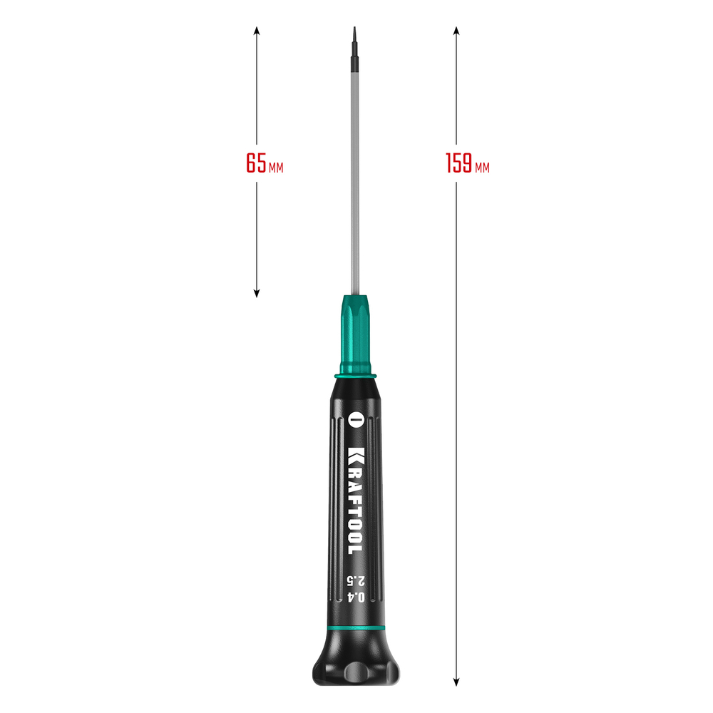 KRAFTOOL Precision, SL2.5, отвертка для точных работ (25681-2.5)
