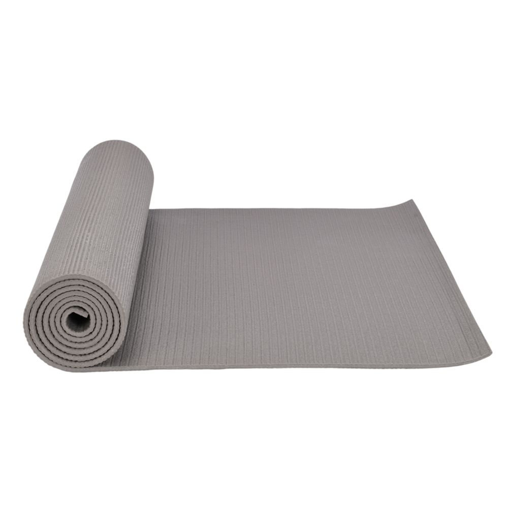 Коврик для фитнеса и йоги YM03-PVCYO-Grey 173 х 61 х 0,6 см