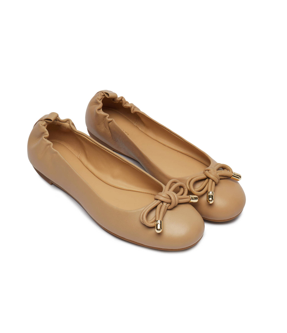 Кожаные балетки astra Michael Kors - бежевый(40T4ATFP1L)