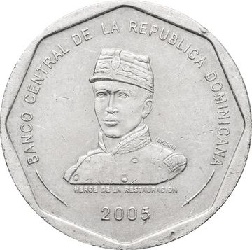 25 песо 2005 Доминикана