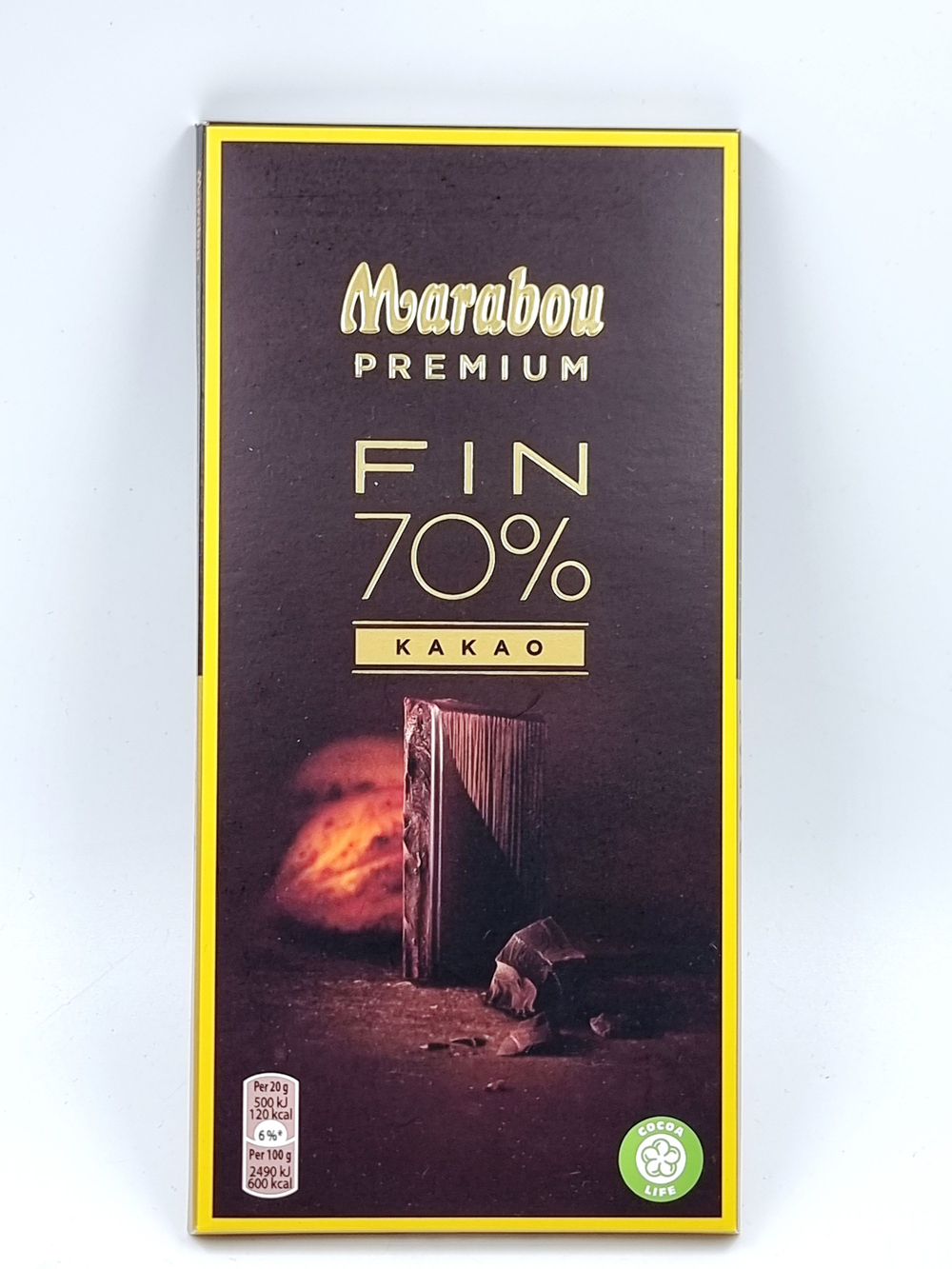 Шоколад ТЕМНЫЙ Marabou Premium Fin 70% КАКАО 100 г (Из Финляндии)