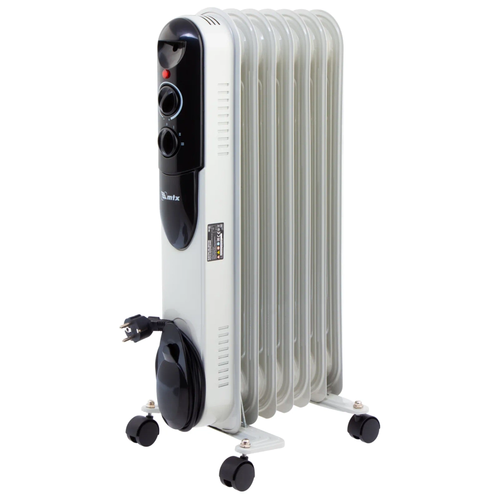 Масляный обогреватель 1500 Вт 7 секций MTX OCH-1500 (98302)