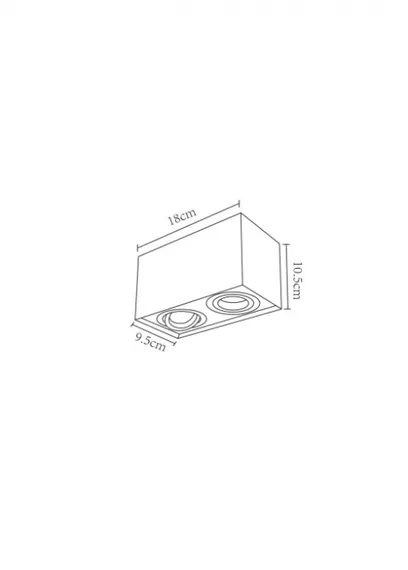 Точечный светильник Factor A5544PL-2BK Arte Lamp