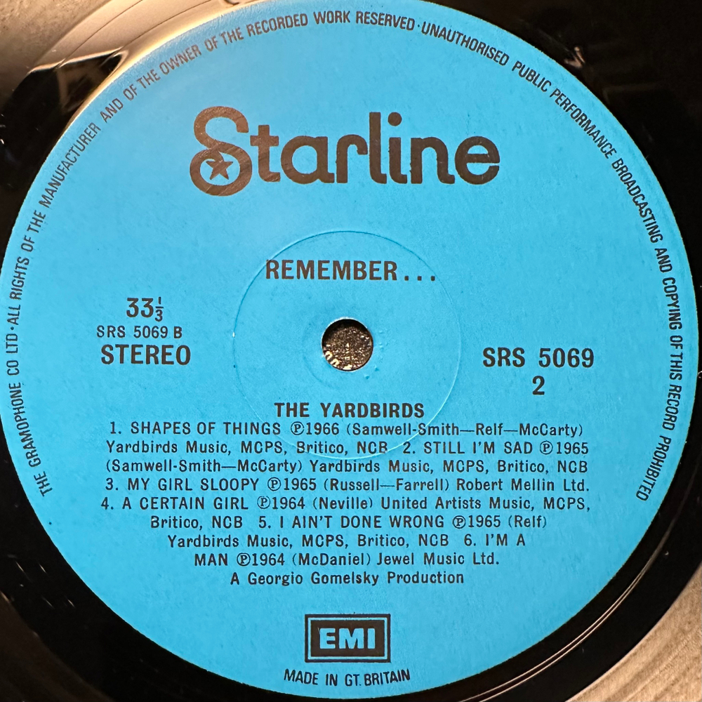 The Yardbirds - Remember... The Yardbirds (Англия 1971г.)