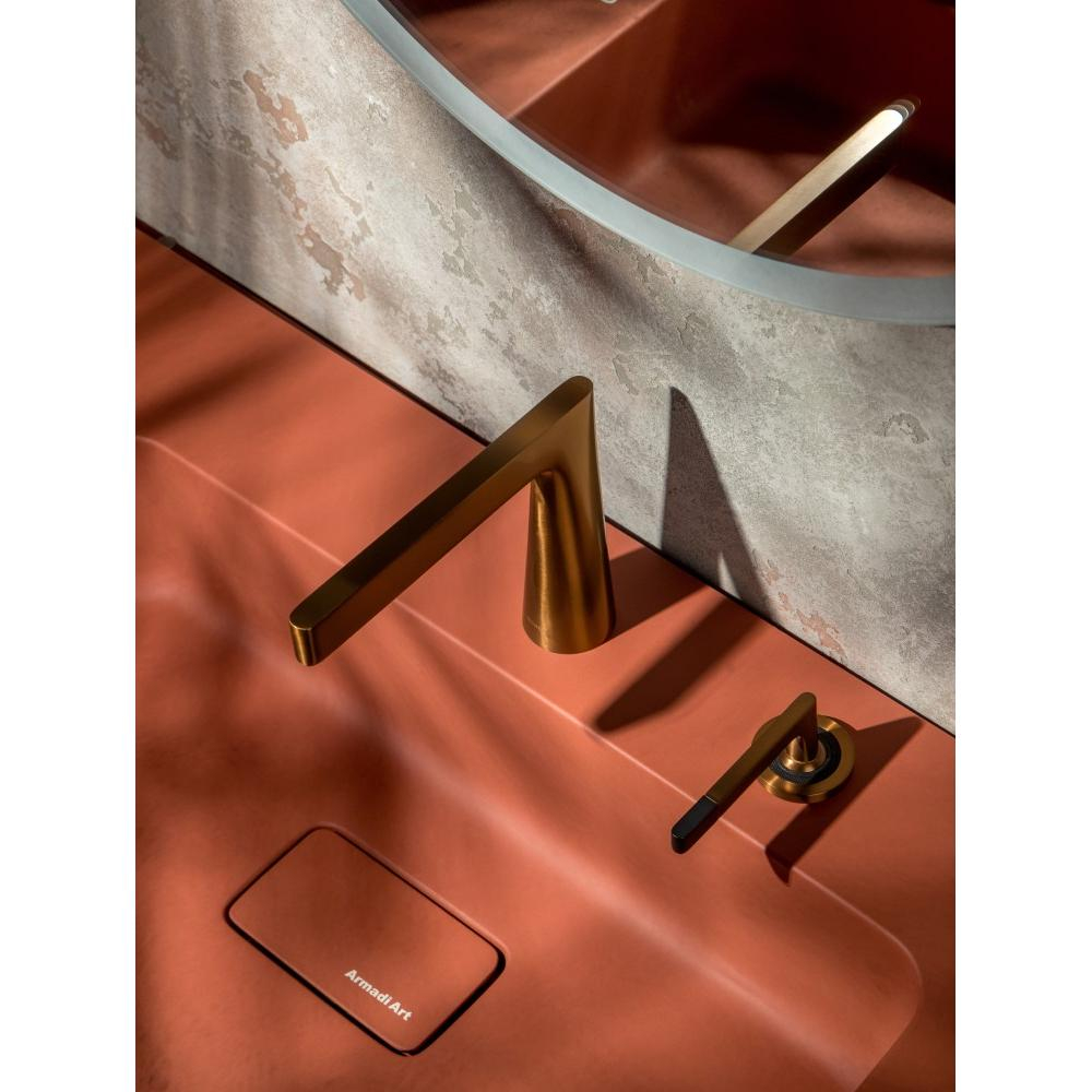 Смеситель для раковины Boheme Duo 161-CB, COPPER BRUSHED