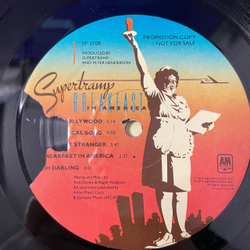 Винтажная виниловая пластинка LP Supertramp Breakfast In America (США 1979) (Промо)