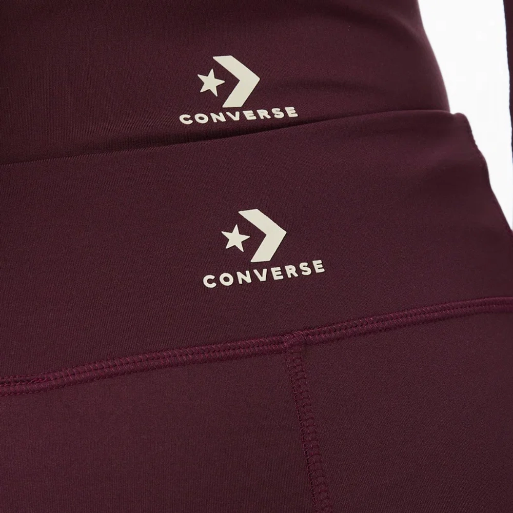 Женские бордовые леггинсы Converse - CONVERSE