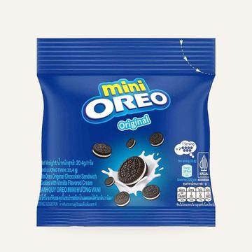 Печенье OREO Mini Original с какао и начинкой с ванильным вкусом, 20,4 г (Индонезия)