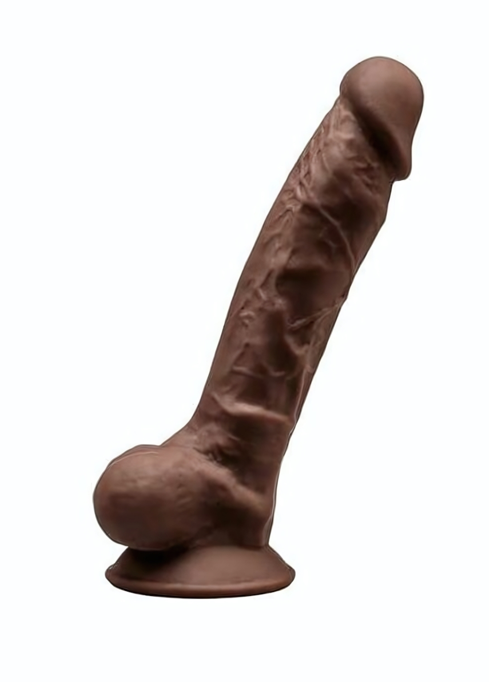 Коричневый фаллоимитатор SILEXD Model 1 7’’ - 17,5 см. (Цвет: коричневый)