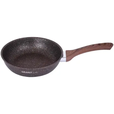 Сковорода 22*6см «Granit ultra» (red) с ручкой сга220а