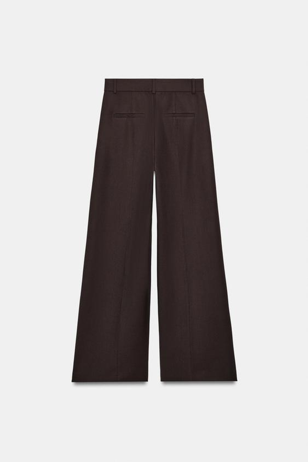 Брюки с широкими брючинами в стиле минимализм от ZW COLLECTION - ZARA