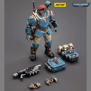Фигурка JOYTOY Astra Militarum Tempestus Scions Command Squad 55th Kappic Eagles Medic