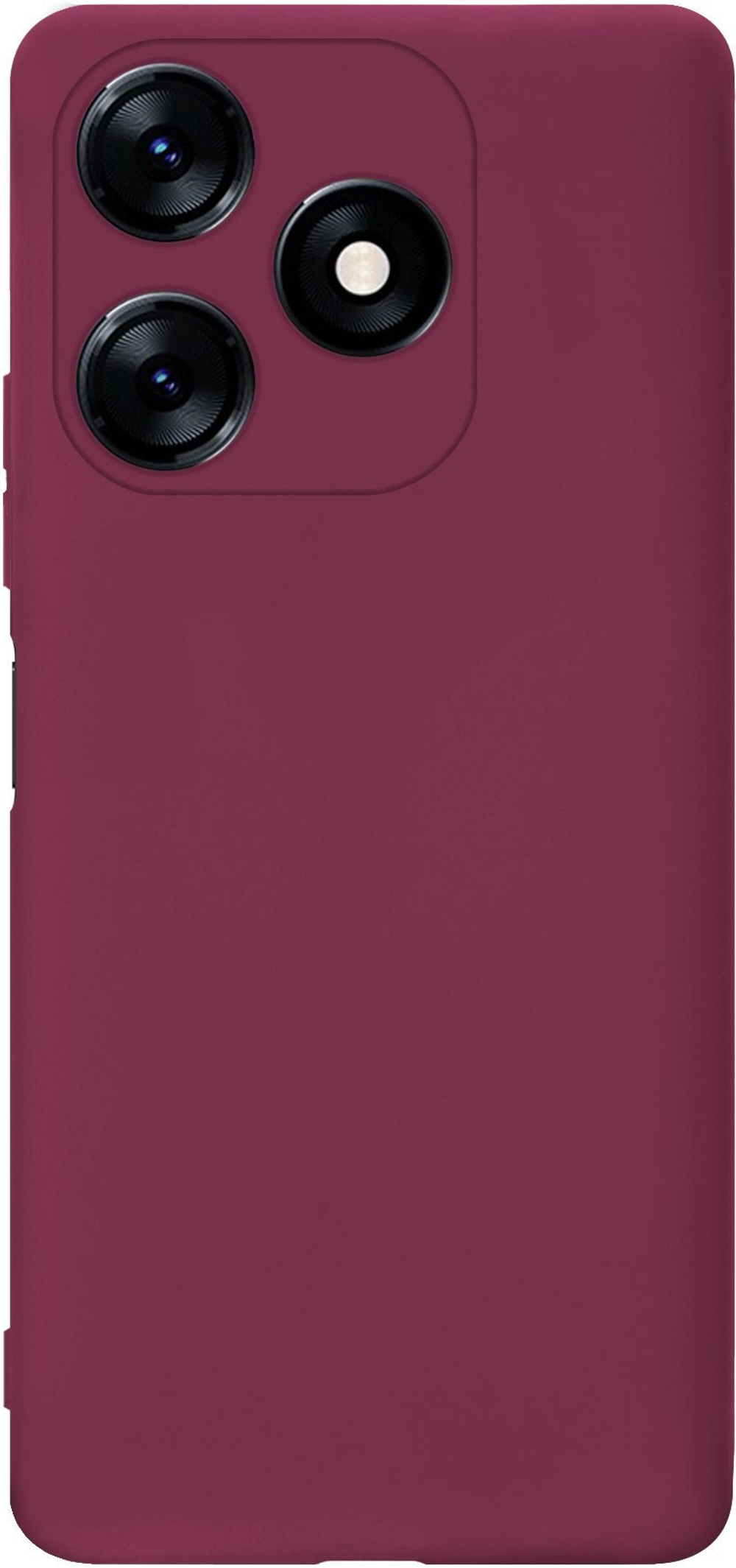 Мягкий Soft Touch чехол из силикона для TECNO SPARK 10C / 10 (не PRO!) с бархатной подкладкой
