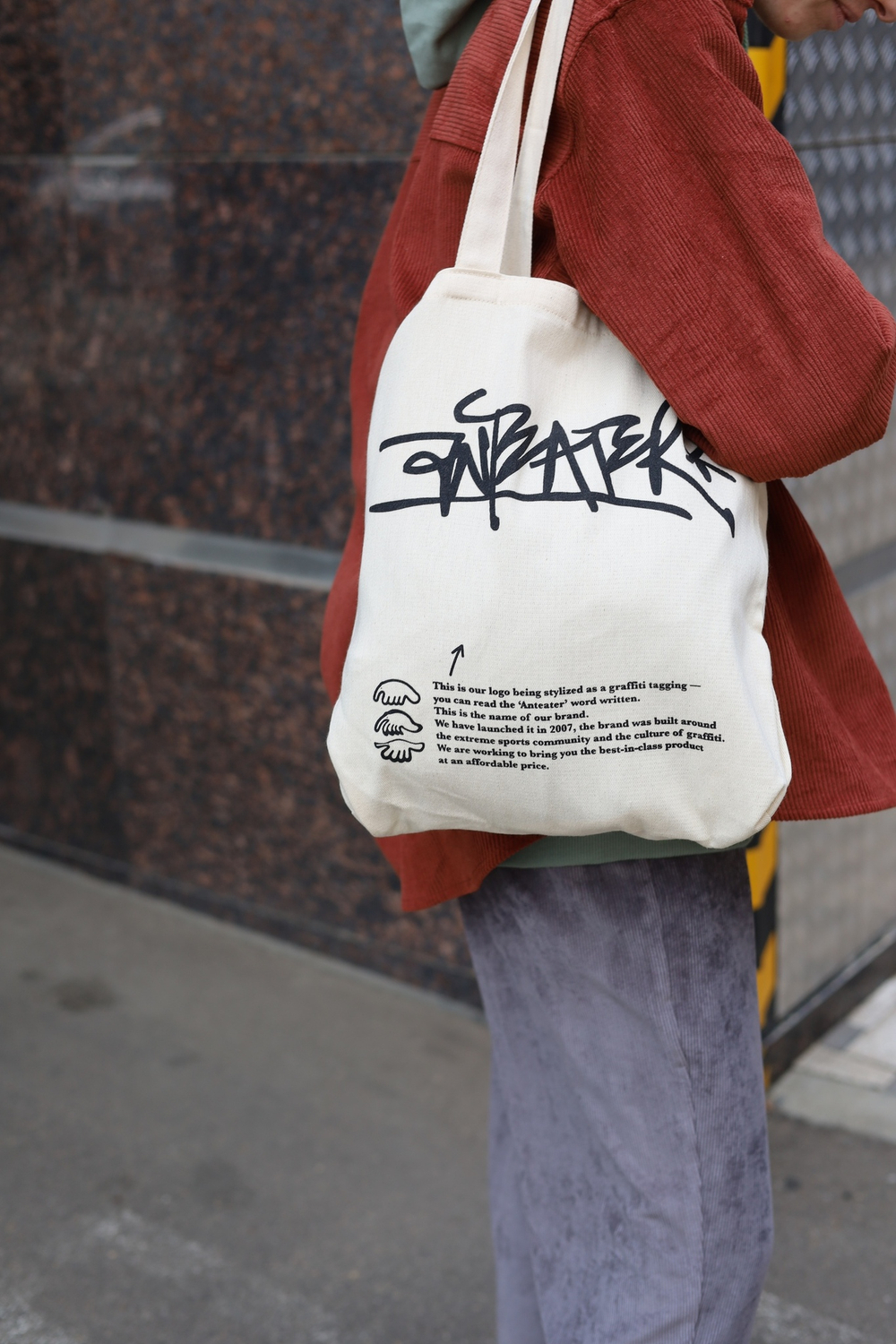 Сумка Anteater Shopperbag Тэг Белый