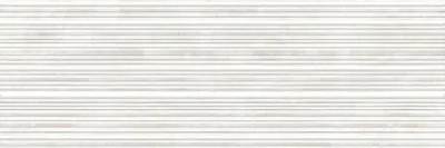 Настенная плитка ALMA Ceramica TWA11RXN004 Blare 60x20 белая / бежевая рельефная полосы