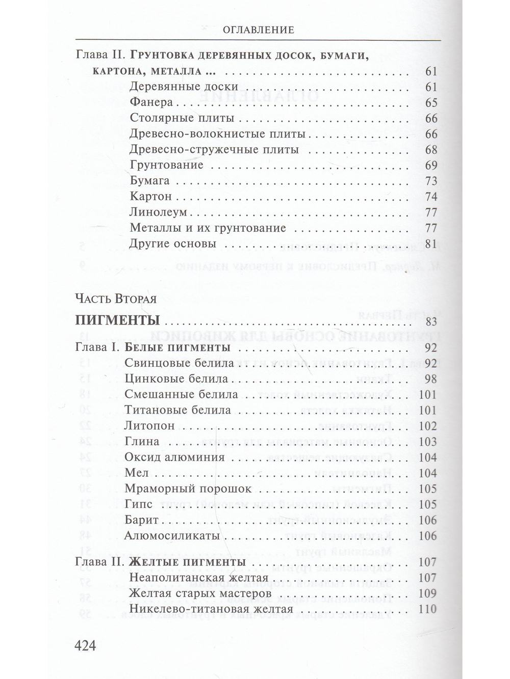 Художественные материалы и их применение в живописи