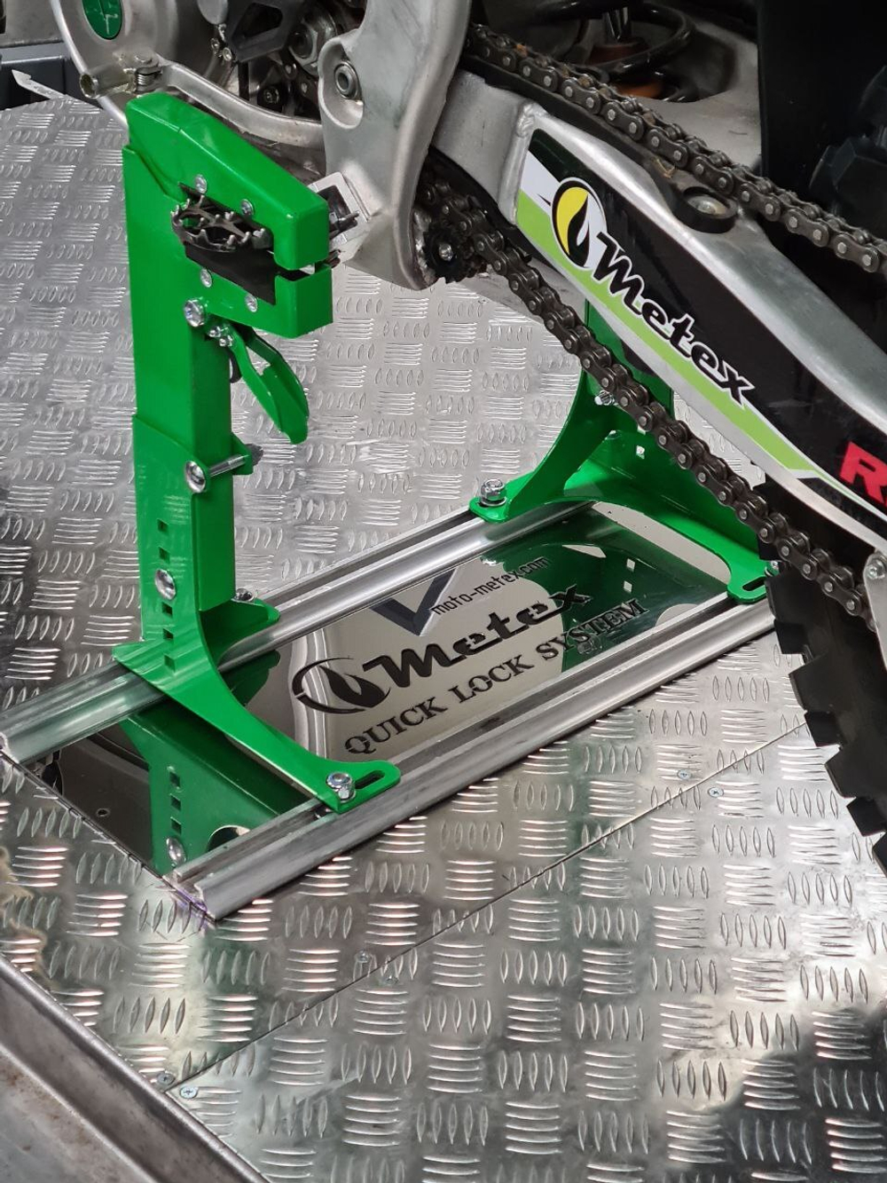 Мотокрепления Quick Lock V3 green взрослый