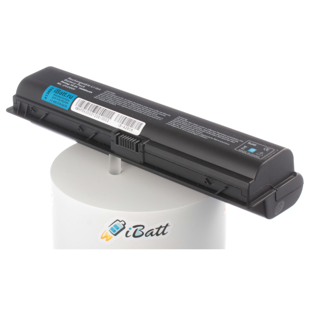 Аккумулятор iBatt 10400mAh, для HP- Pavilion dv6330ea dv6426us dv6543ev dv6565en dv6715 Presario C795ER dv2040US dv2100 dv2171ea dv2637tx