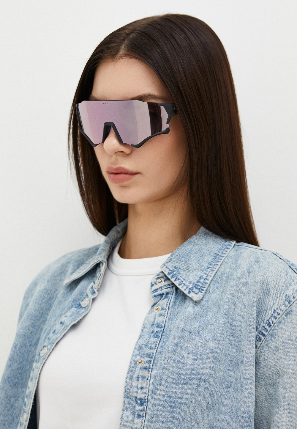 Спортивные очки HILX Revok / Matt Black Blue / Light Purple Lens