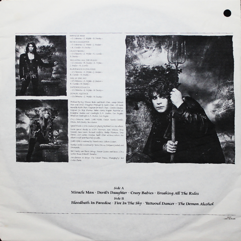 Ozzy Osbourne / No Rest For The Wicked (LP)