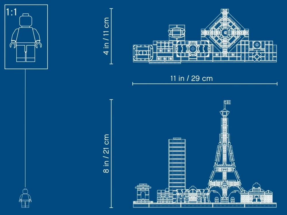 Конструктор LEGO Architecture 21044 Париж