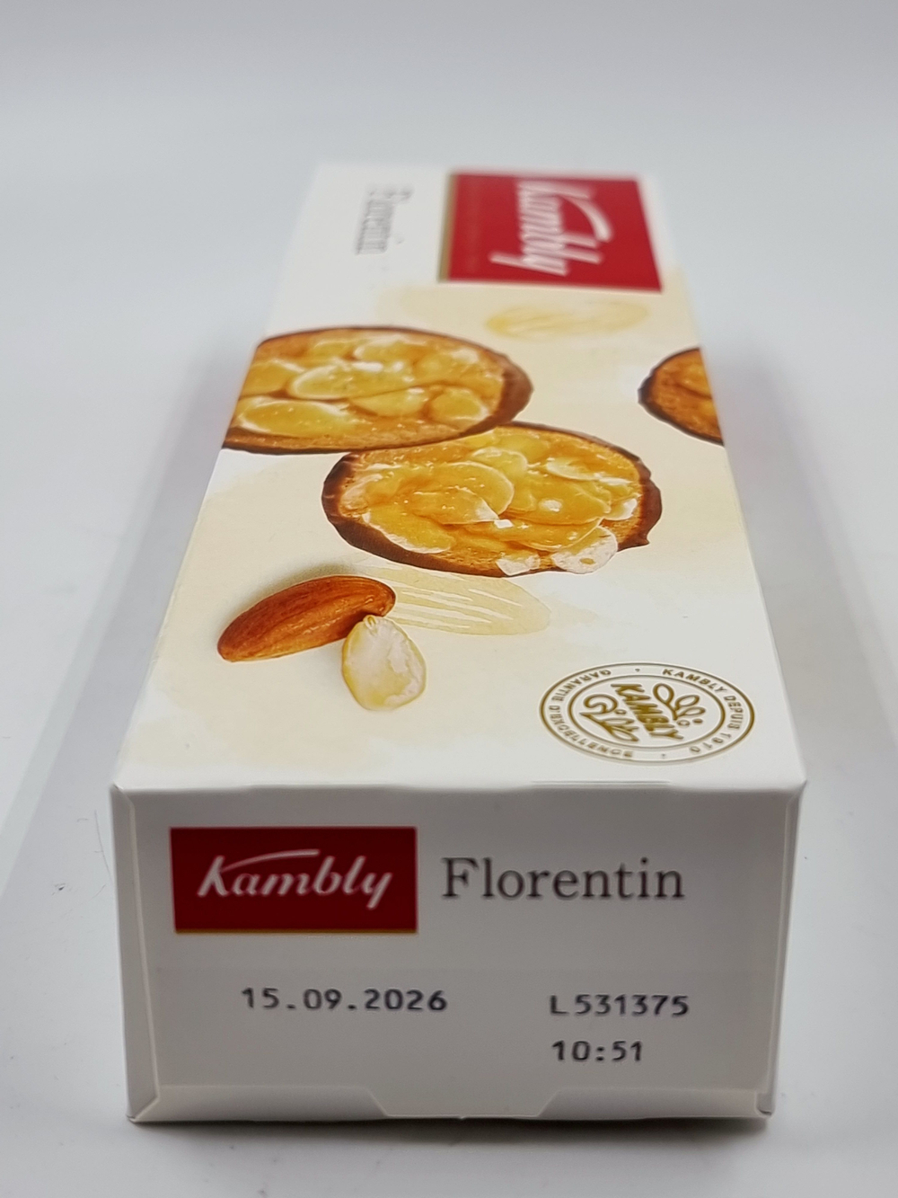 Печенье FLORENTIN KAMBLY карамелизованый миндаль в шоколаде 100 г (Германия)