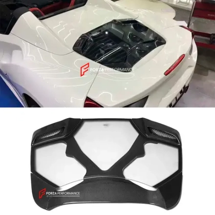 Прозрачная карбоновая крышка двигателя для Ferrari 488 GTS Pista 2015-2020 Феррари