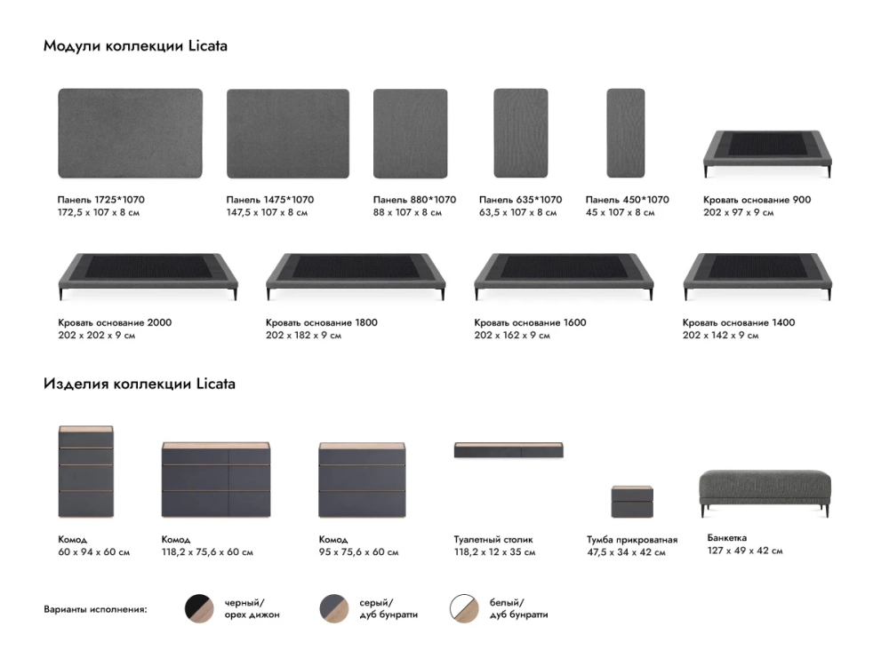 Кровать Licata