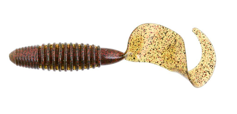 Твистеры съедобные LJ Pro Series CRUSHER GRUB 3,9in (9,9 см), цв. PA03, 5 шт.