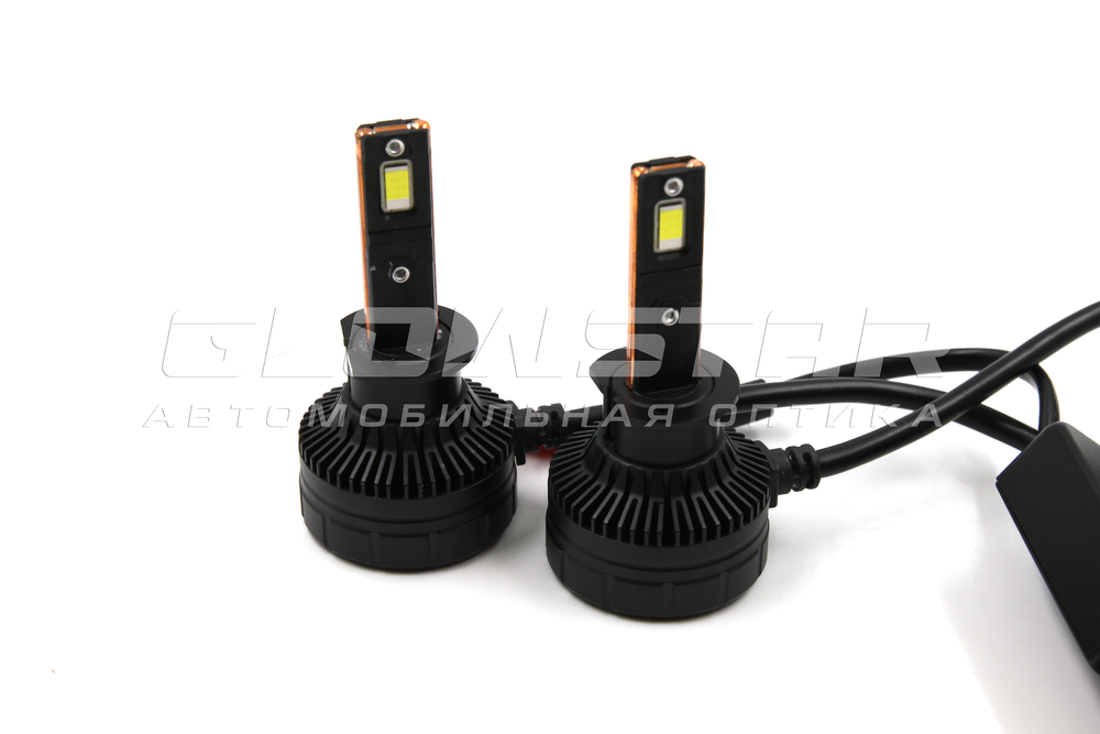 Светодиодные лампы Aozoom P17 H1 с вентилятором 24V 45W 4650Lm (комплект, 2шт)