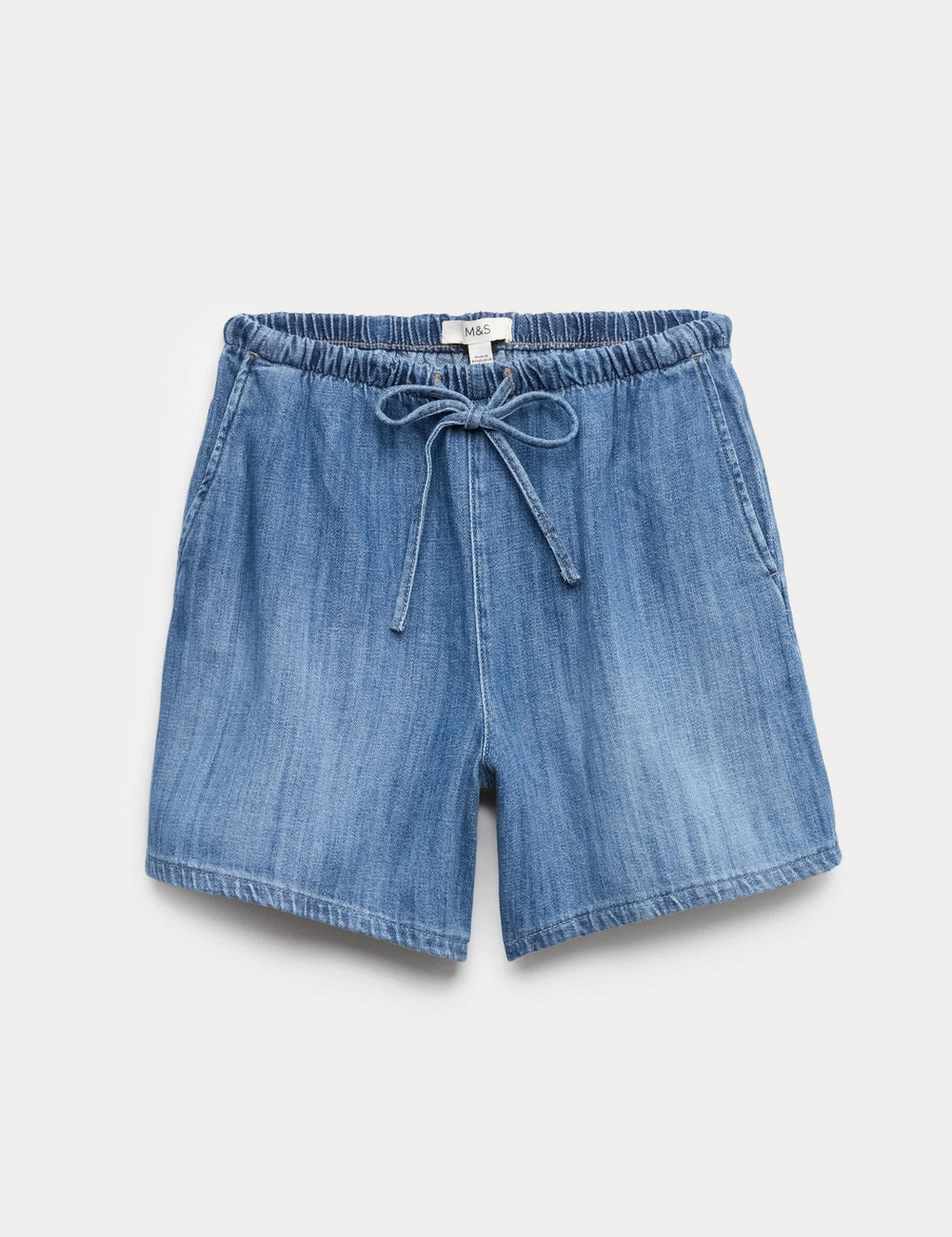 Хлопковые джинсовые шорты T57005735 - Marks & Spencer